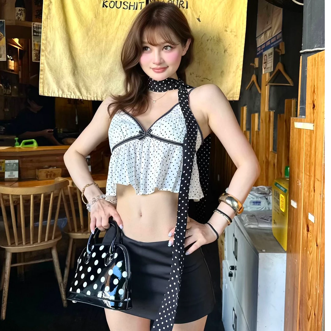 2025夏季新款时尚性感辣妹吊带背心气质显瘦洋气休闲百搭外穿上衣