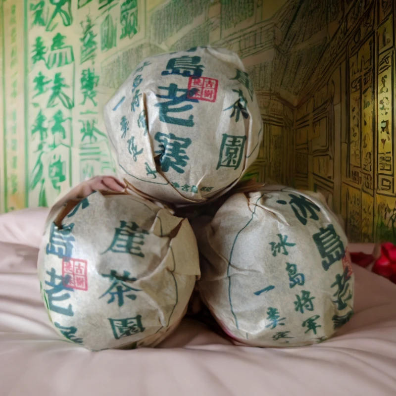 2014年冰岛老寨 崖茶园 冰岛将军一类定义普洱生茶龙珠F41号