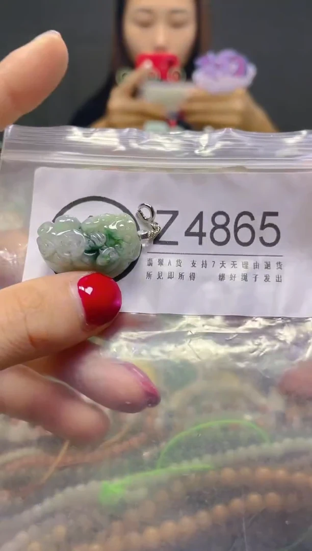 颈饰未镶嵌翡翠/Z/翡翠A货，一件也是批发价