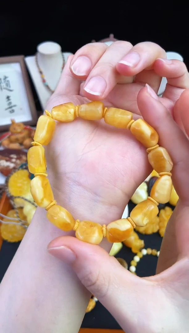 琥珀未镶嵌珠宝奇石柒月
