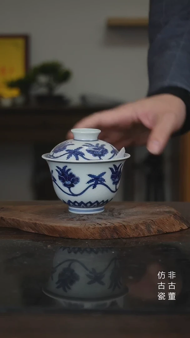 景德镇手工手绘陶瓷微瑕