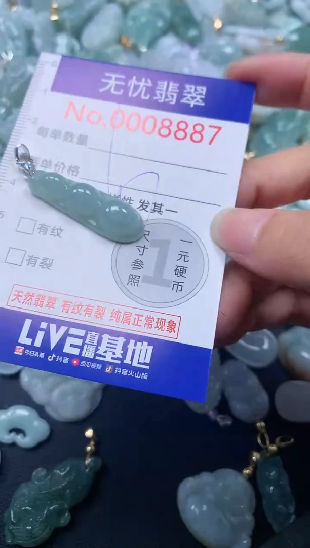 颈饰未镶嵌翡翠8887