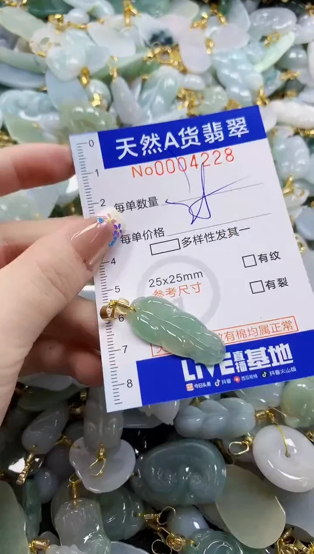 颈饰未镶嵌翡翠天然A货翡翠