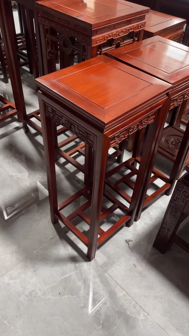 紫檀木类成套家具花架