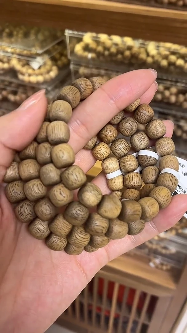 沉香手串文莱老型单圈1.0多样性发其一