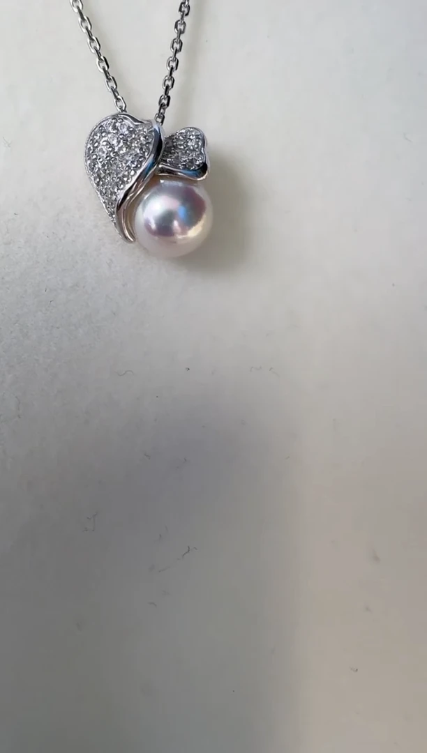 海水珍珠银S925镶嵌颈饰套链