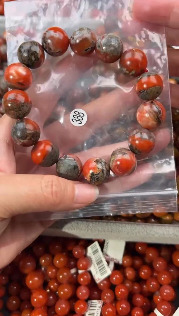 未镶嵌手串南红玛瑙15+