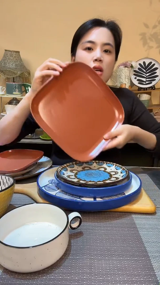 瓷片10.5英寸盘 微瑕介意勿拍