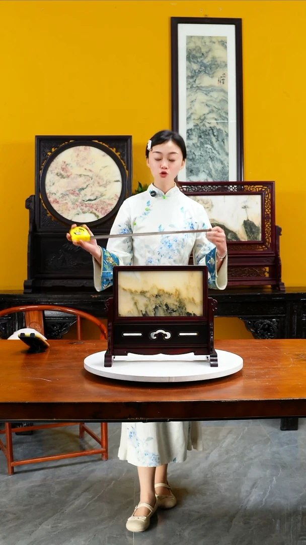 石材天然大理石画摆件