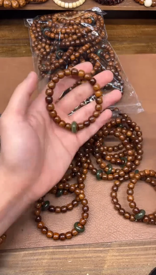 未镶嵌库克手串库克89老型带和田跑环