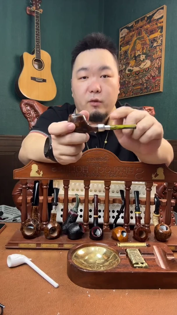 石楠木木雕款意大利进口石楠木烟斗