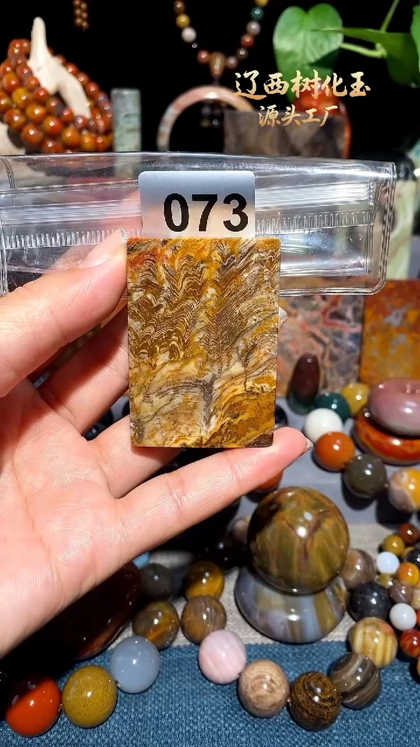 未镶嵌-硅化玉天然北票硅化玉吊坠