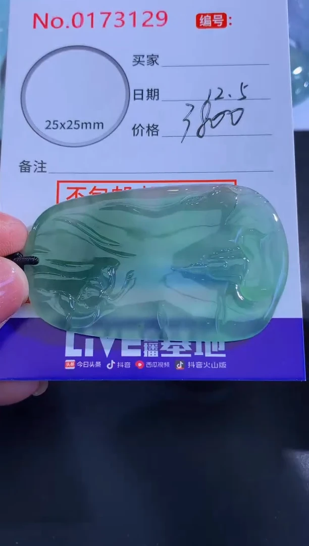 颈饰未镶嵌翡翠予*！