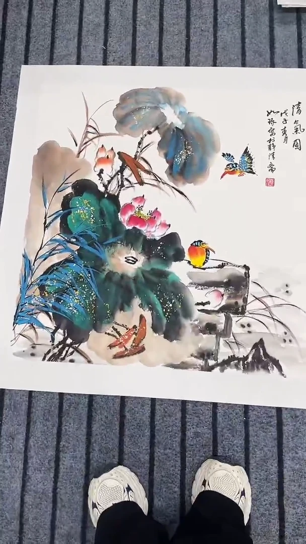 精品国画花鸟作品