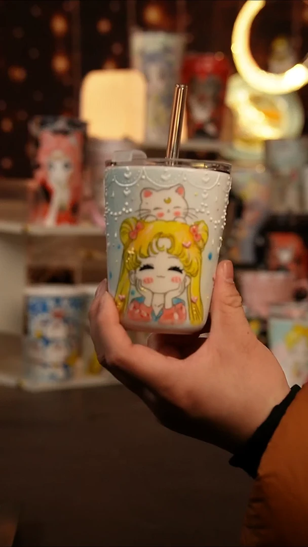 依****s（玉泥）景德镇手工手绘文创陶瓷杯