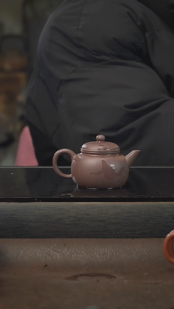 茶壶紫砂糖**子匏尊水平，天青，100cc