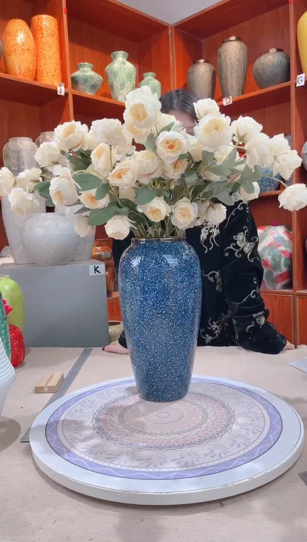 【闪购商品】瓶精品陶瓷花瓶 无花 紫水晶 大号