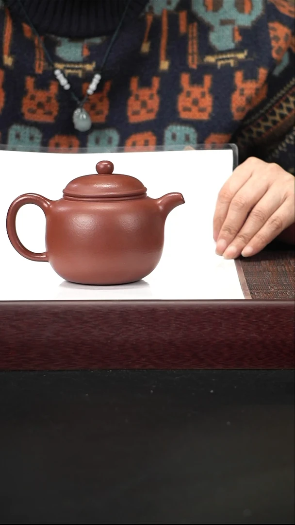 茶壶紫砂zq朱泥 匏尊