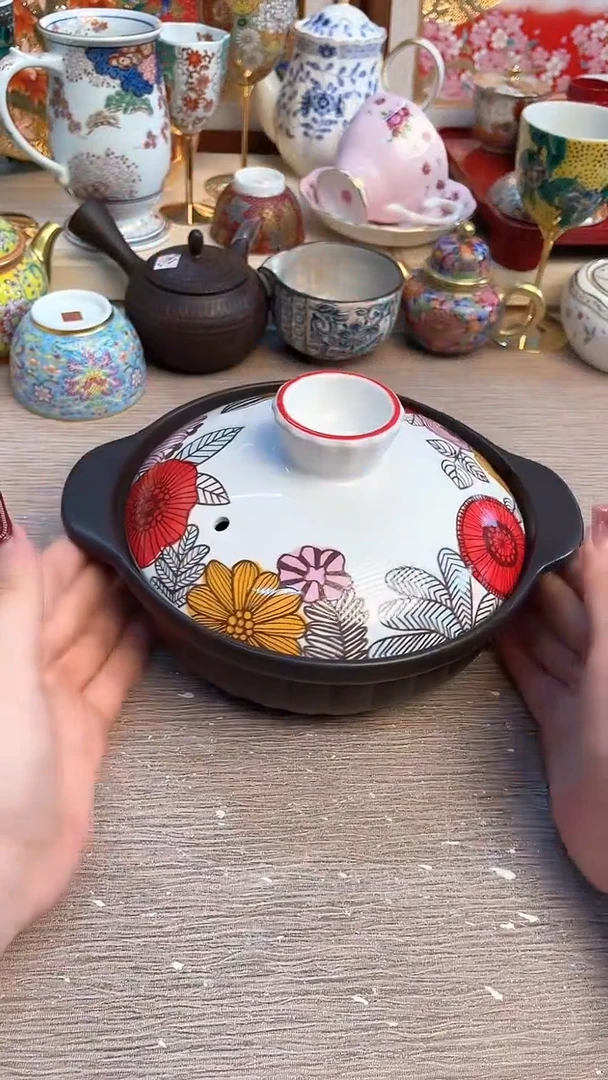 摆件陶瓷陶瓷1-2人锅