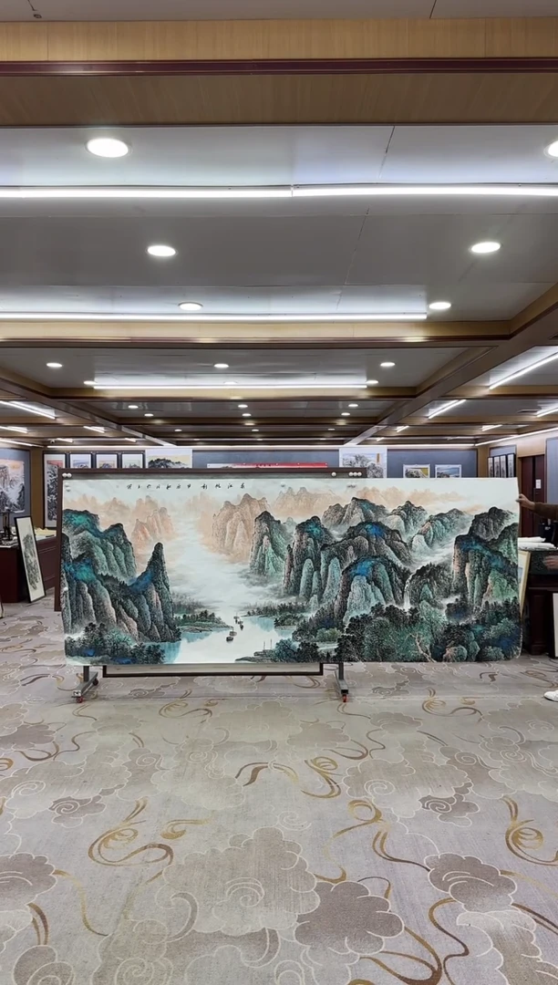 【闪购商品】绘画1张伦玉-大丈二-山水国画