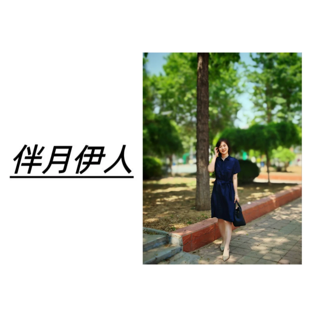 伴月伊人经典极简亚麻连衣裙（有口袋）【裙长100cm】