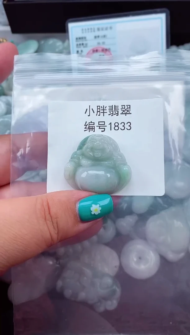 颈饰未镶嵌翡翠缅甸天然A货翡翠1833