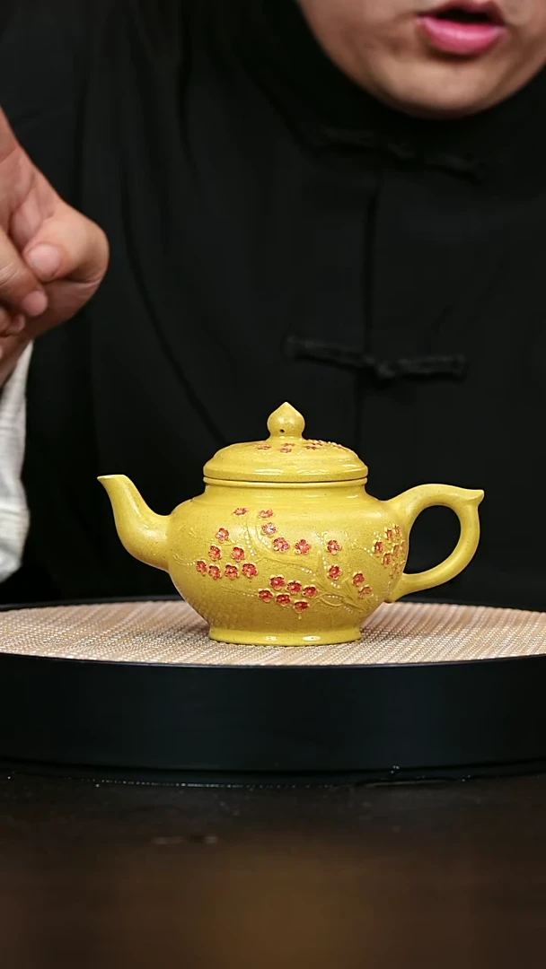 茶壶紫砂笑樱 梨皮段