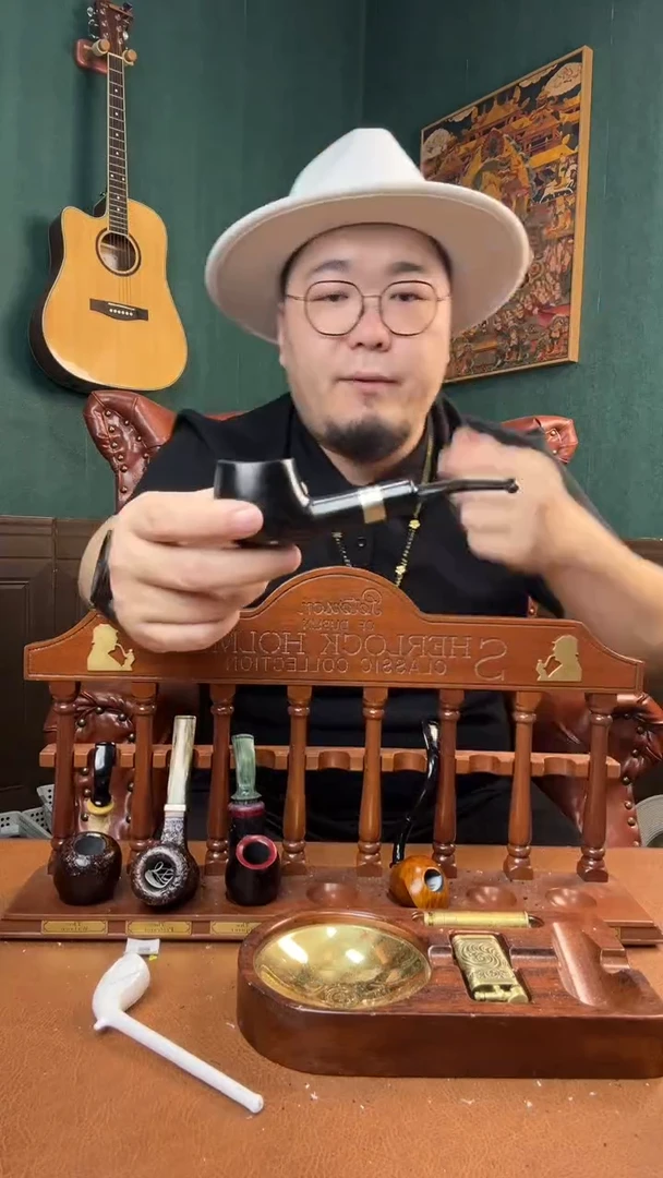 石楠木木雕款意大利进口石楠木烟斗