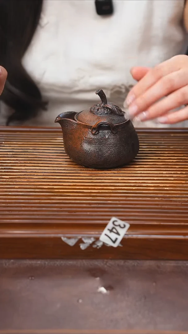 万古烧粗陶手工茶具