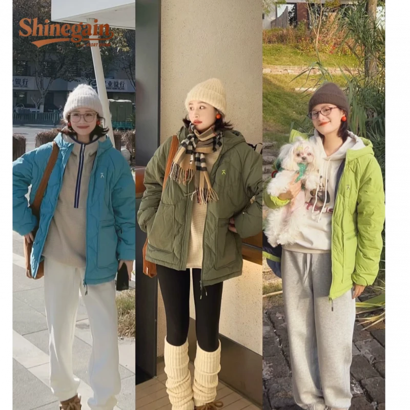 JUNXIN情侣款冬季保暖三防棉服不起球户外百搭轻量级外套