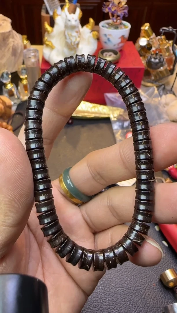 【闪购商品】椰蒂手串椰蒂竹节单圈7.5mm