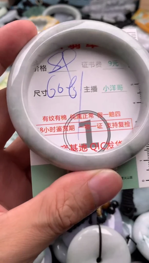 翡翠未镶嵌吊坠(不含链)1