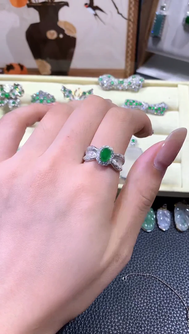 未镶嵌戒指翡翠28-戒指