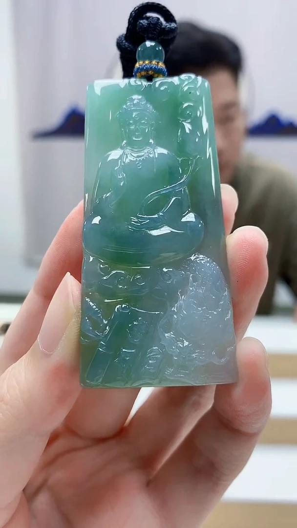 未镶嵌定制翡翠4917zm-毛货挂件120