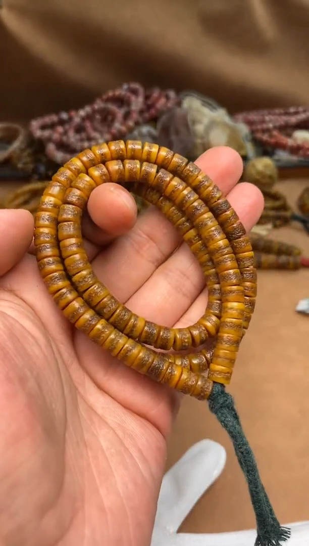 其他牛骨杂件340-手作嘎嘎长串