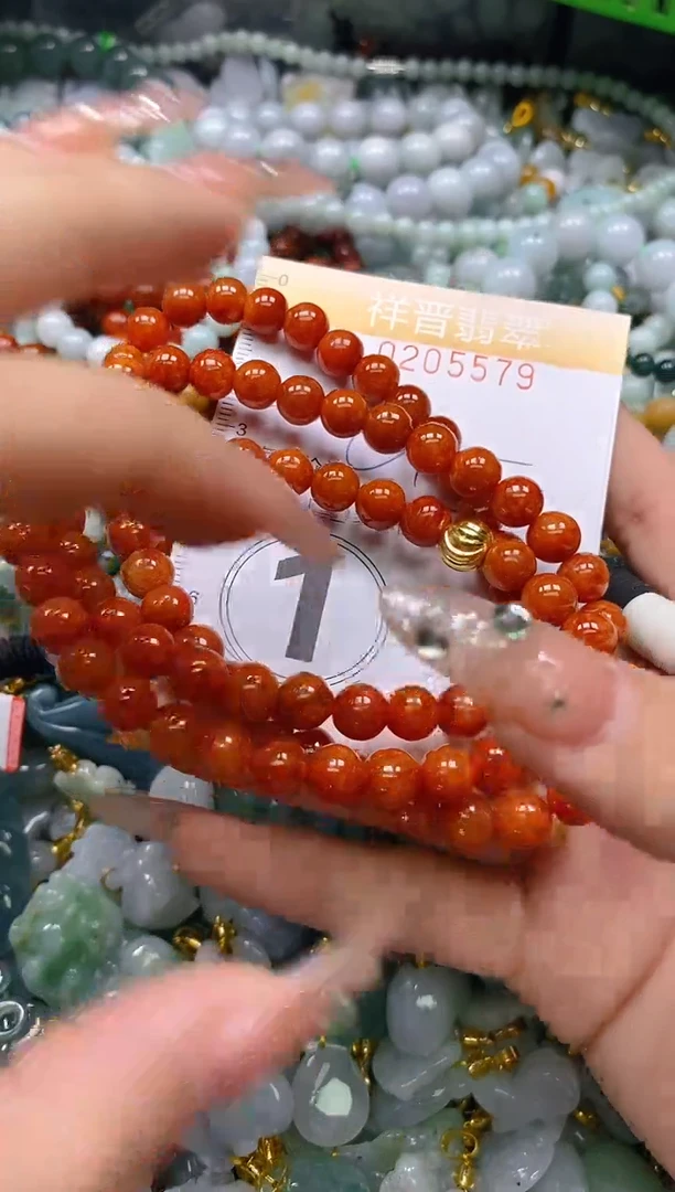 翡翠未镶嵌颈饰闪购0205579