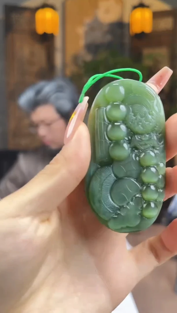 和田玉未镶嵌颈饰S751