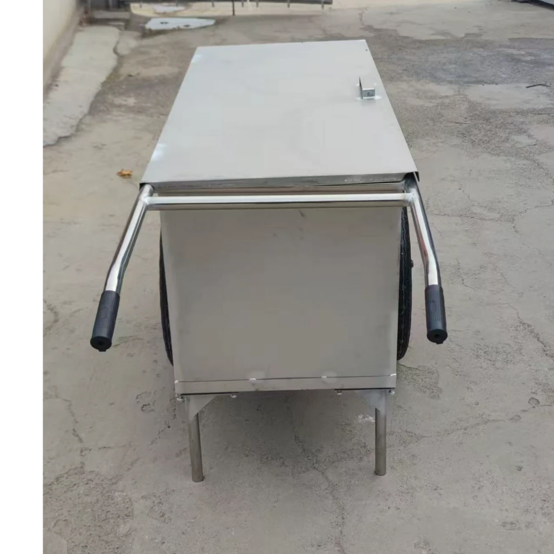 加厚加大不锈钢屠宰场专用斗车实心轮胎实心轴承结实耐用