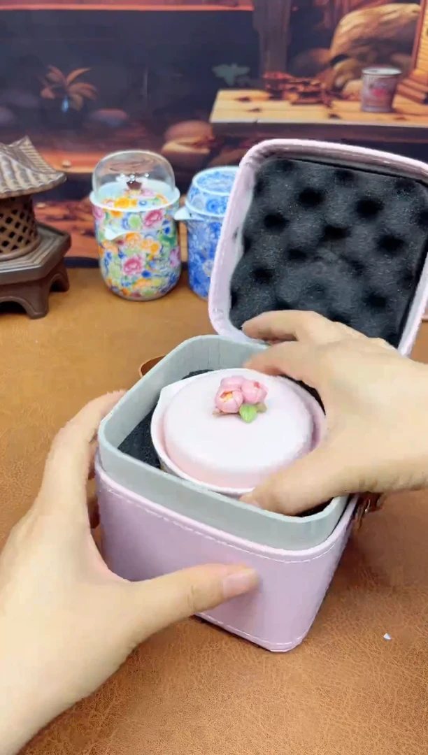 【闪购商品】陶瓷茶具摆件茶叶罐