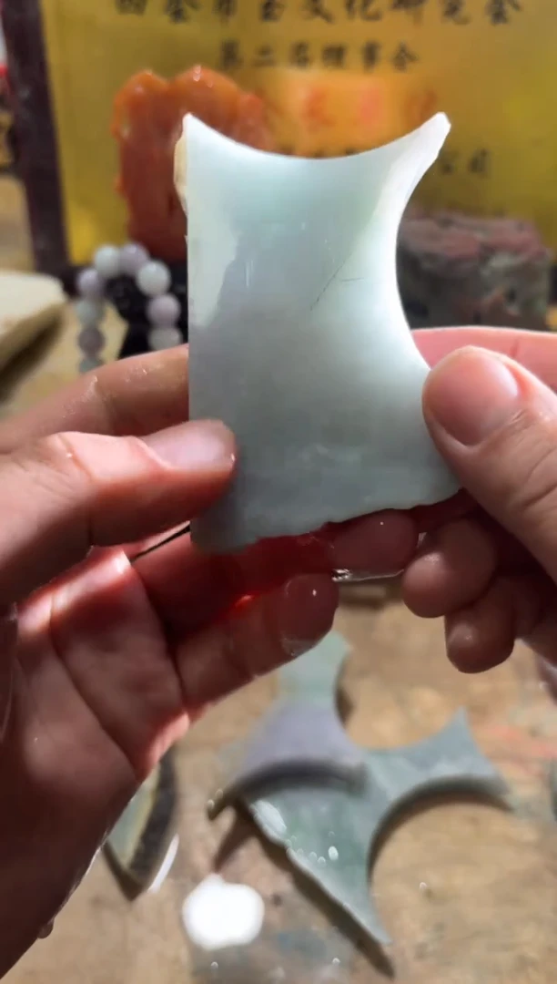 未镶嵌挂件翡翠A货常星7083