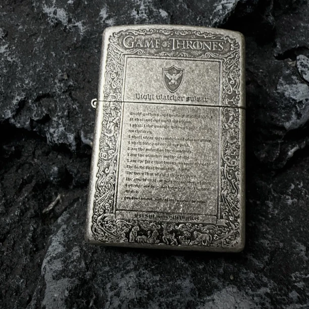 ZIPPO 古银冰与火 205常规煤油打火机 送礼物 DYJ1