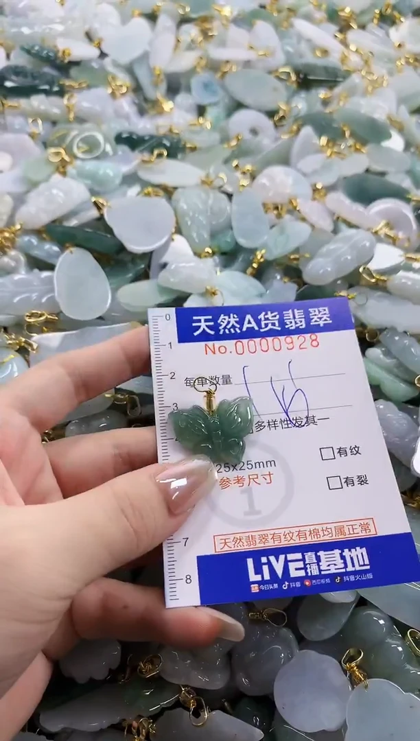 颈饰未镶嵌翡翠天然A货翡翠