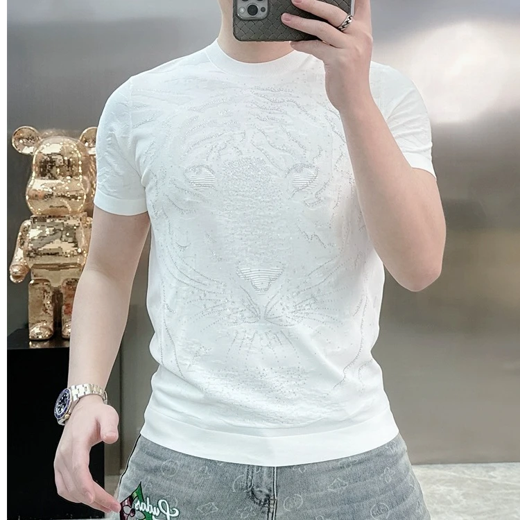 埃卢涅芬ECLONIAFON2025夏季新款修身帅气虎头百搭透气潮流