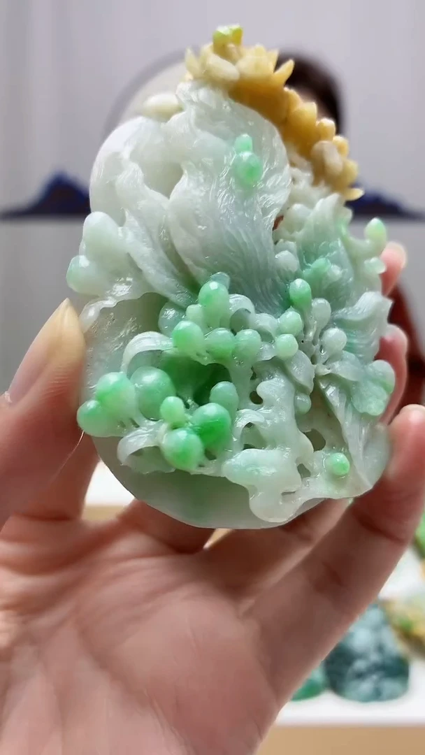 未镶嵌定制翡翠4829zm-毛货挂件34