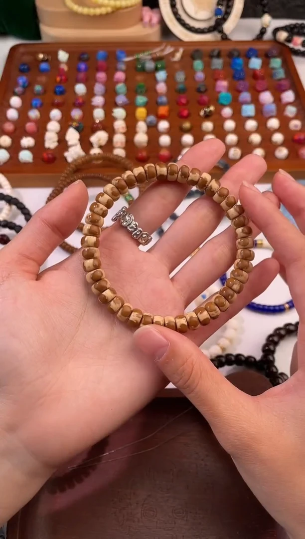 手串紫金鼠三花大尺寸卡8纯肉无暇高货450