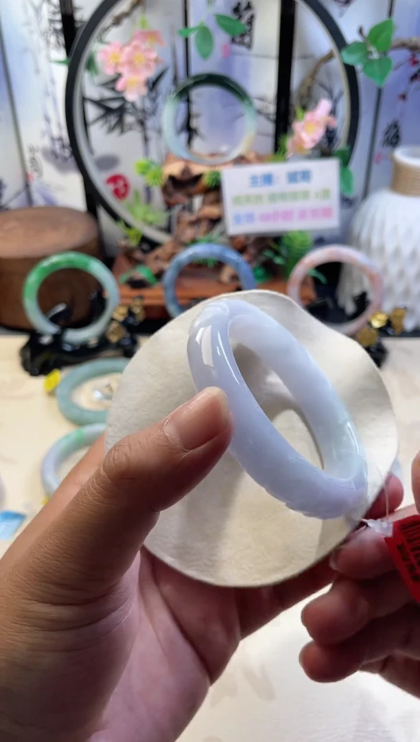未镶嵌手镯翡翠正圈60