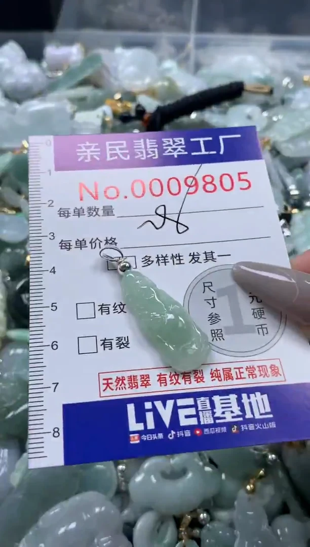 颈饰未镶嵌翡翠9805