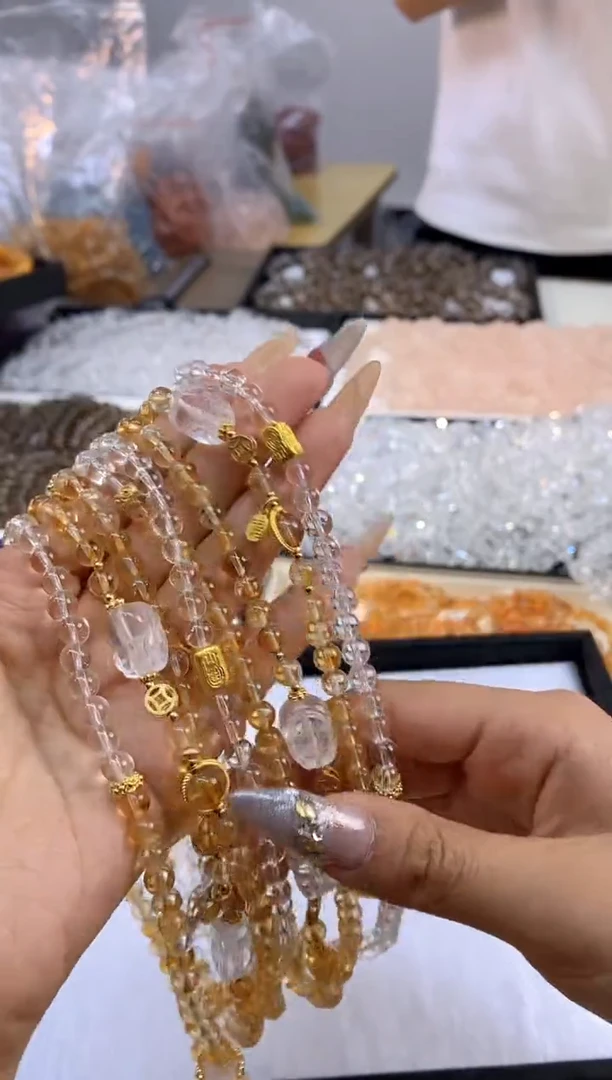 【闪购商品】水晶手串合金062/多样性发其一/卡6