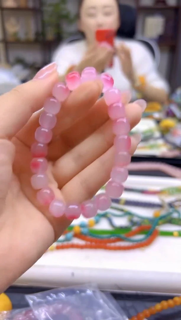 未镶嵌手链芙蓉石DIY款S876