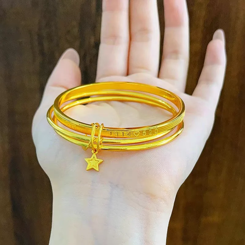 合金手镯 三生三世相知相守手镯520小众情侣爆款礼物轻奢高级感